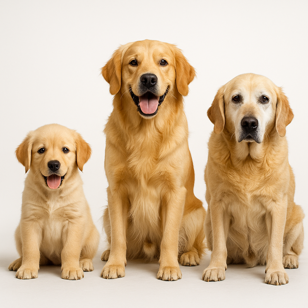 ração para cachorro pela idade